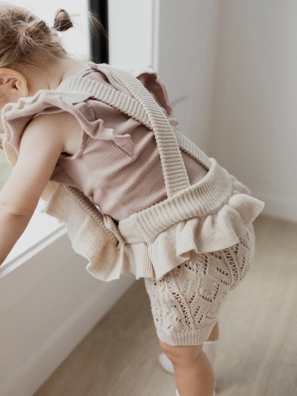 Jamie Kay Bonnie Playsuit in Oatmeal